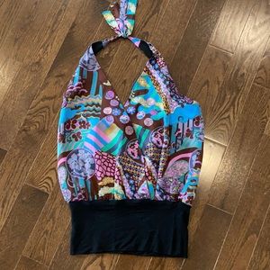 Halter Silk Top